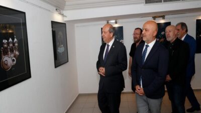 Cumhurbaşkanı Tatar, Güzel Sanatlar Mayıs Sergisi’nin açılışına katıldı