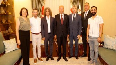 Cumhurbaşkanı Ersin Tatar, KKTC CSO yetkilileri ve sanatçılarını kabul etti: