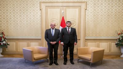 Tacikistan Cumhuriyeti Büyükelçisinin güven mektubunun İsviçre Konfederasyonu Başkanına sunulması