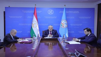 Trilateral meeting of the Ministers of Foreign Affairs of Tajikistan, Kuwait and the UN Under-Secretary-General